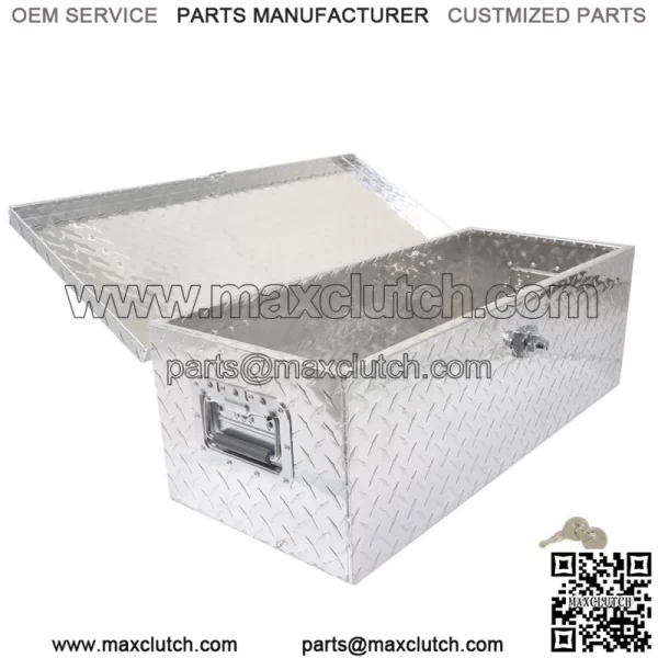 20" Heavy Duty Diamond Plate Tool Box Chest Box Truck Bed RV Trailer - Image 3