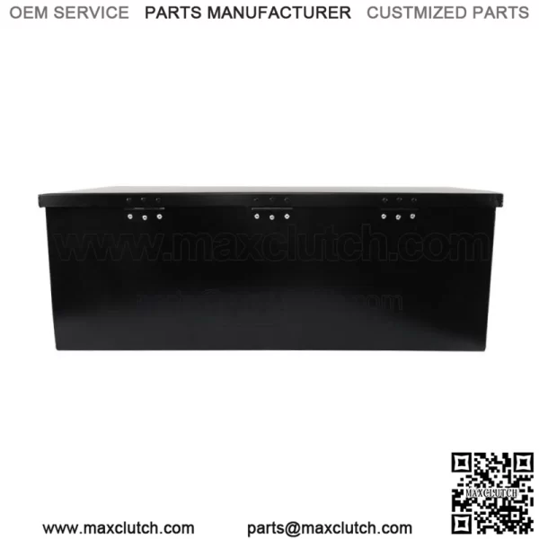Trailer Tongue Box 2.31cu.ft Trailer Tool Box Black Steel 35 x 12.2 x 11.8 inch - Image 5