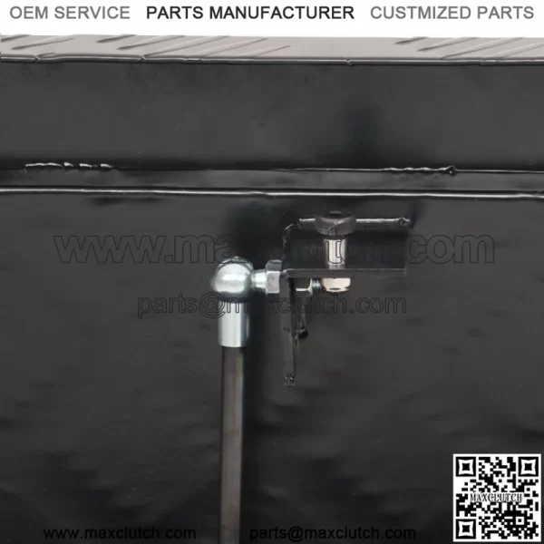 39" x 16.5" x 12" Aluminum Alloy Tool Box with single strut w/Lock & Keys - Image 5