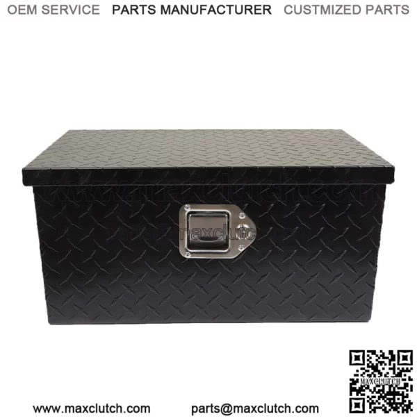 Black 20Inch Aluminum Diamond Plate Tool box  For Truck,Trailer, or RV - Image 5