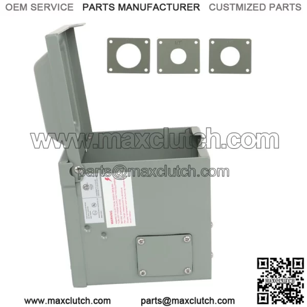 For Welder RV 50A NEMA 6-50R Outlet Box 250 Volt Enclosed Lockable Weatherproof