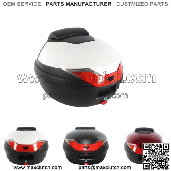 Motorcycle Scooter Trunk  Large Capacity Luggage Pedal Universal Tail Box Case