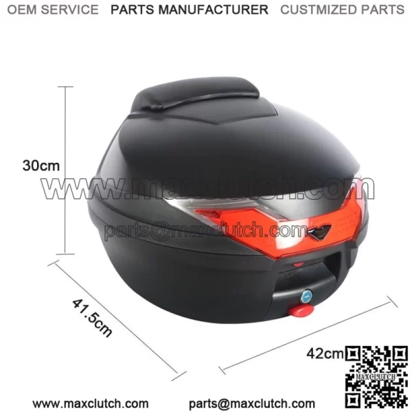 Motorcycle Scooter Trunk  Large Capacity Luggage Pedal Universal Tail Box Case - Image 2