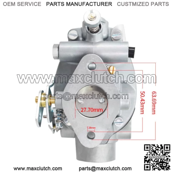 Carburetor Kit, Spark Plugs and Hardware for Massey Ferguson 181643M91 and 181644M91, New - Image 2