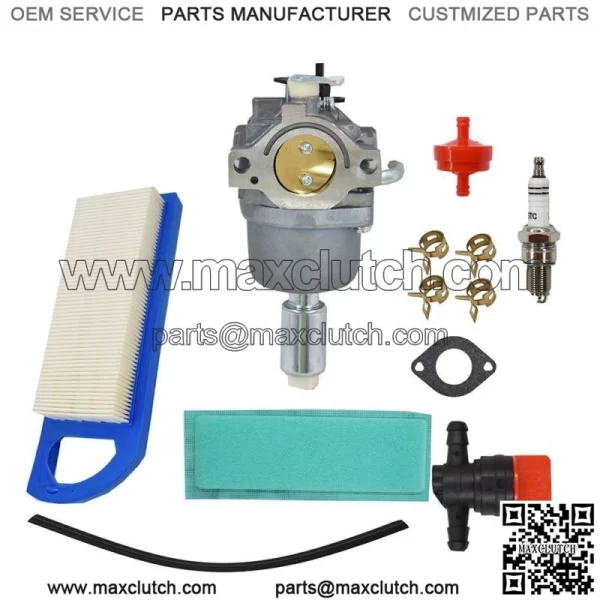 Carburetor Kit Fits Craftsman LT1500 Huskee MTD 420CC Power Mower Air Filter - Image 4