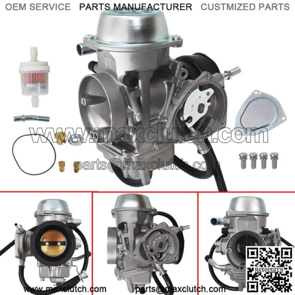 New Carburetor and Intake Manifold for Yamaha Grizzly 600 660 YFM600 YFM660 - Image 2