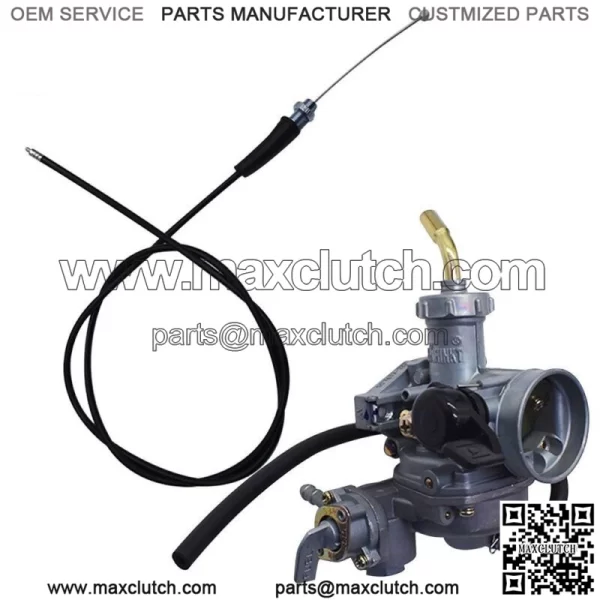 Carburetor Carb & Throttle Cable For Honda ATV ATC 90 110 125 TRX125 C02220 - - Image 4