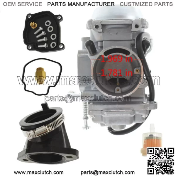 Carburetor and Intake Manifold Cover for 2011 Polaris Sportsman 400 HO 4X4 - Image 2