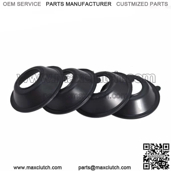 4Pcs Carburetor Slide Diaphragms For Honda Shadow VT750 2000-2007 16111-MEG-003
