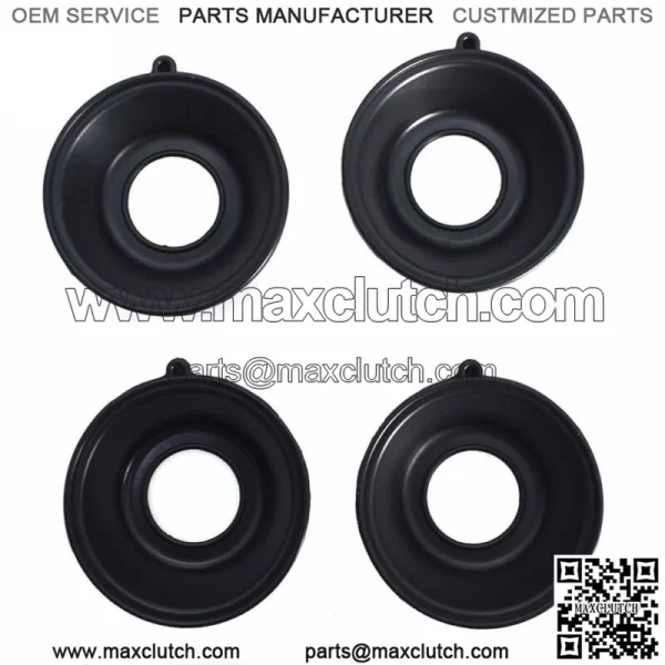 4Pcs Carburetor Slide Diaphragms For Honda Shadow VT750 2000-2007 16111-MEG-003 - Image 3