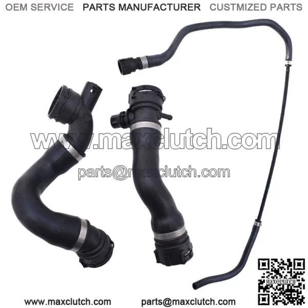 Lower Upper Radiator Coolant Hose+Vent Line Hose Set For BMW 325i 328i 330i - Image 3