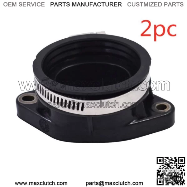 2 Throttle Body Intake Manifold Boot Adapter For Polaris RZR 900 2014-2019