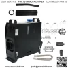 12V 8KW Diesel Air Heater All In One LCD Thermostat For Car Truck Trailer Boat