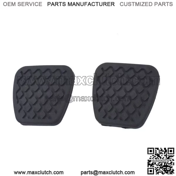 For 1988-2000 Honda & 1986-2003 Acura Brake Clutch Pedal Pad Rubber Covers Black - Image 3