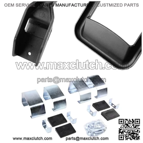 Pickup Aluminum Alloy Footboard 2 Pack #Black - Image 3