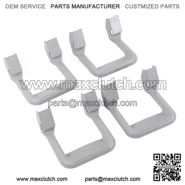 Pickup Aluminum Alloy Footboard 4 Pack #Silver