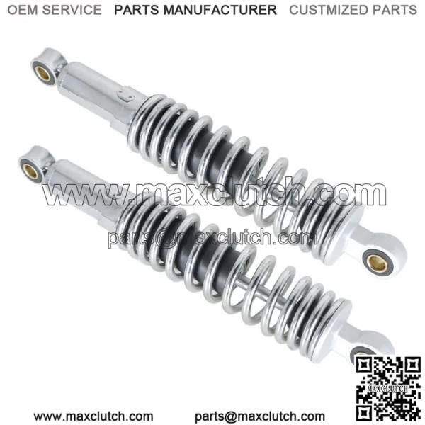 Pair of Chrome Rear Shocks 320mm for Sportster XL883 1200 72 48 79-12 New - Image 4