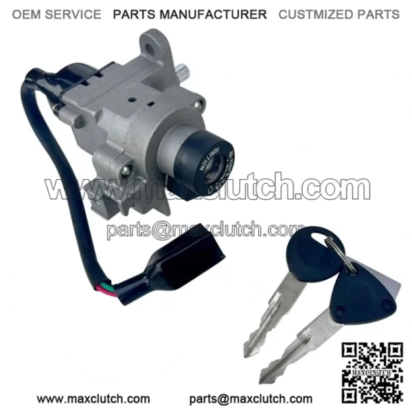 Lock & Key Ignition Barrel Set for Peugeot Vivacity 3 125cc 2008 Onwards