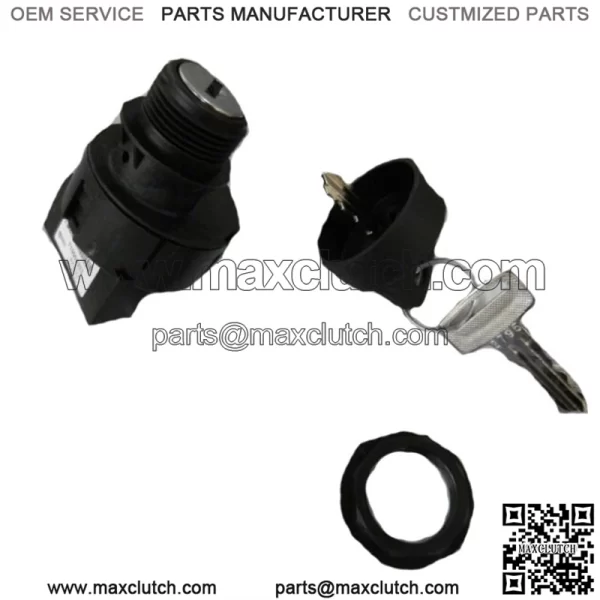 Can Am 710002323 Outlander 450 500 Ignition Switch and Matching Keys Spare Key