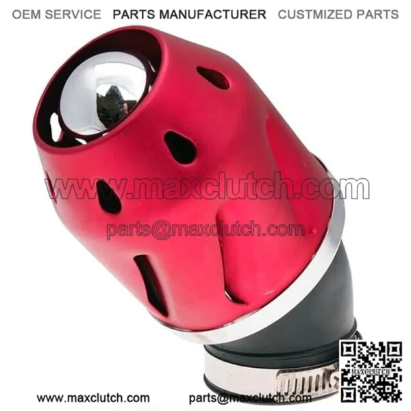 Peugeot Speedfight Vivacity Trekker 100  Grenade Sports Air Filter Red Angled...