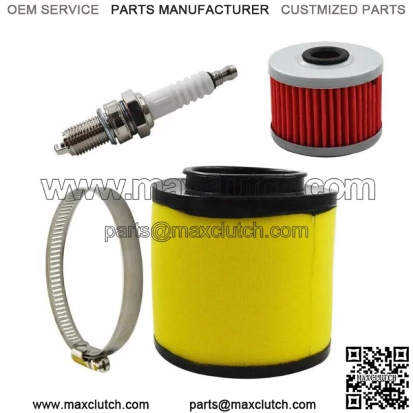 Spark Plug & Air Oil Filter Tuning Kits for Honda FourTrax 300 TRX300 1988-2000 (For: Honda)
