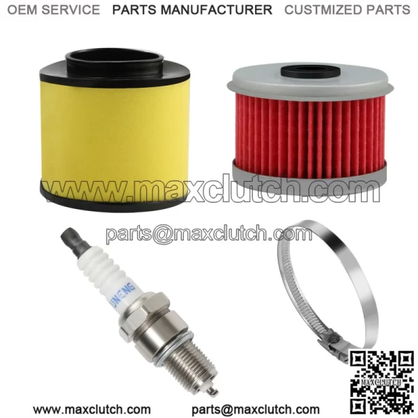 Spark Plug & Air Oil Filter Tuning Kits for Honda FourTrax 300 TRX300 1988-2000 (For: Honda) - Image 2