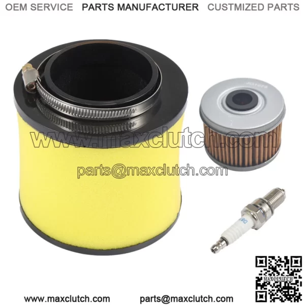 For 1988-2000 Honda FourTrax 300 TRX300 Spark Plug & Air Oil Filter Tuning Kit
