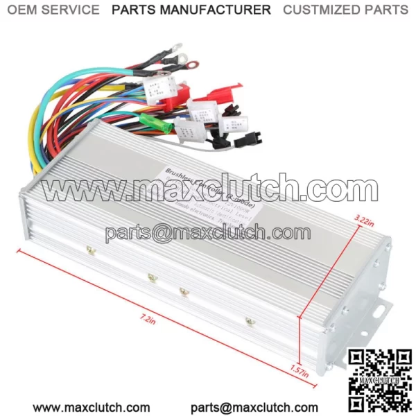 1000W Motor Speed Controller DC 48-72V For Electric E-bike Scooter Brushless - Image 2