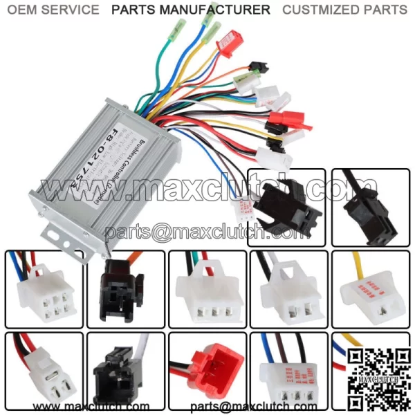 350W DC 36V/48V Electric Bicycle E-bike Scooter Brushless Motor Speed Controller - Image 4