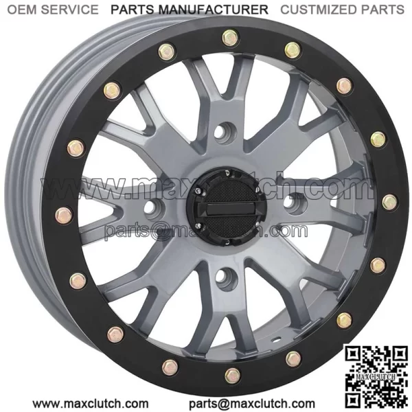 Wheels UTV System 3 SB-4 Beadlock Gray (6+1) 15" Polaris RZR 1000 XP (4) (for: Polaris)