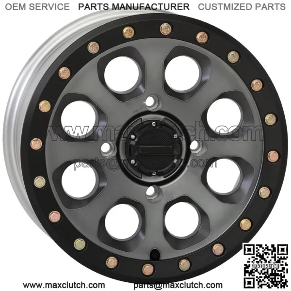 Wheels System 3 SB-7 Beadlock 15" Titanium (4+3) Polaris RZR 1000 XP (4) (for: Polaris)