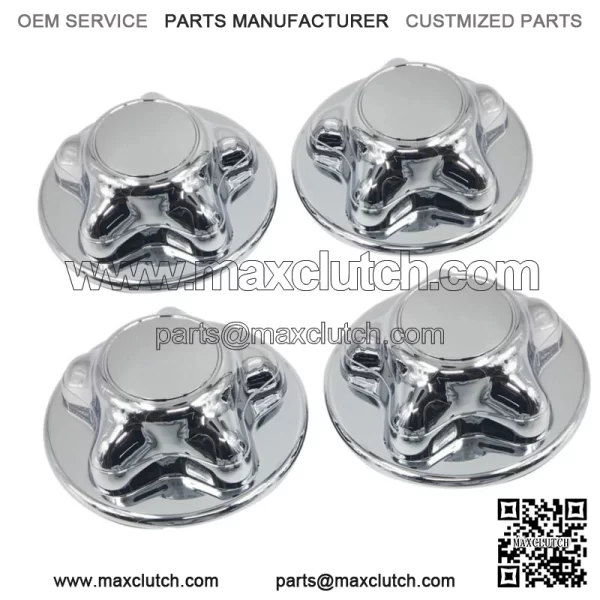 Set Of 4 Wheel Hub Chrome Center Caps For 1997-2004 Ford F-150 909-032 (For: Ford F-150)