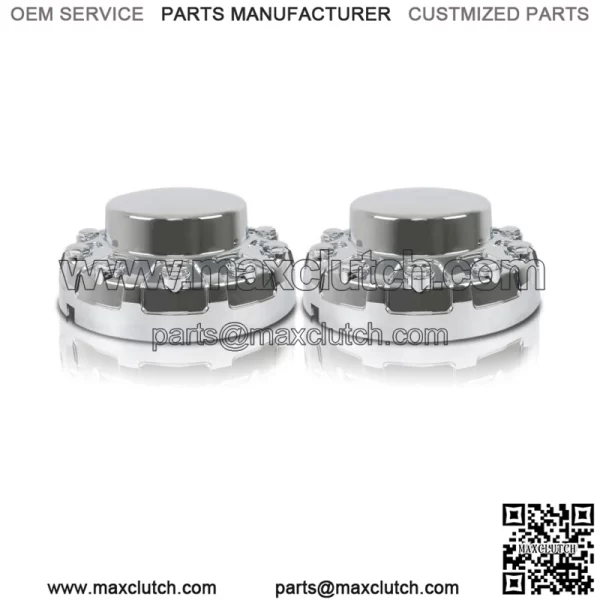 2*Rear Wheel Center Hub Caps For 2019 2020 2021 Dodge Ram 4500 5000 Chrome