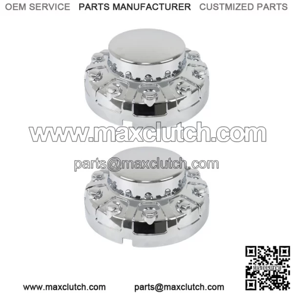 2*Rear Wheel Center Hub Caps For 2019 2020 2021 Dodge Ram 4500 5000 Chrome - Image 2