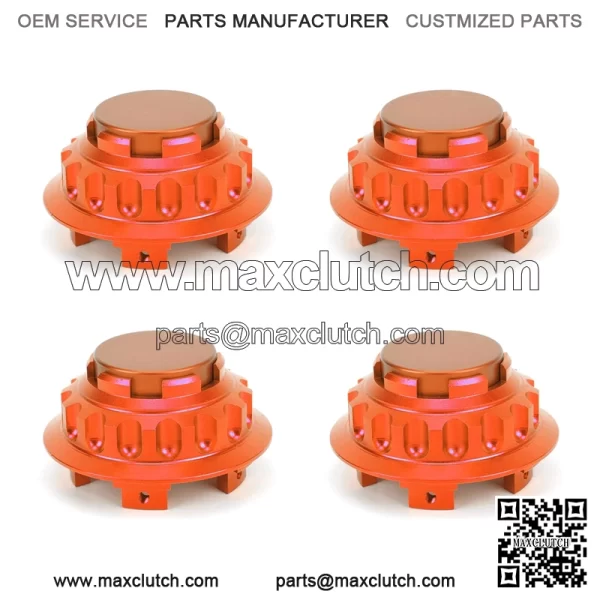 BMW Honda wheel center cover #orange - Image 4