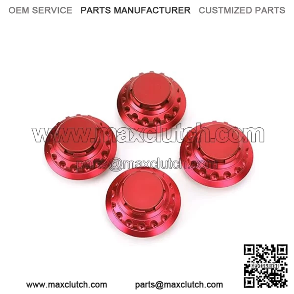 BMW Honda wheel center cover #red - Image 3