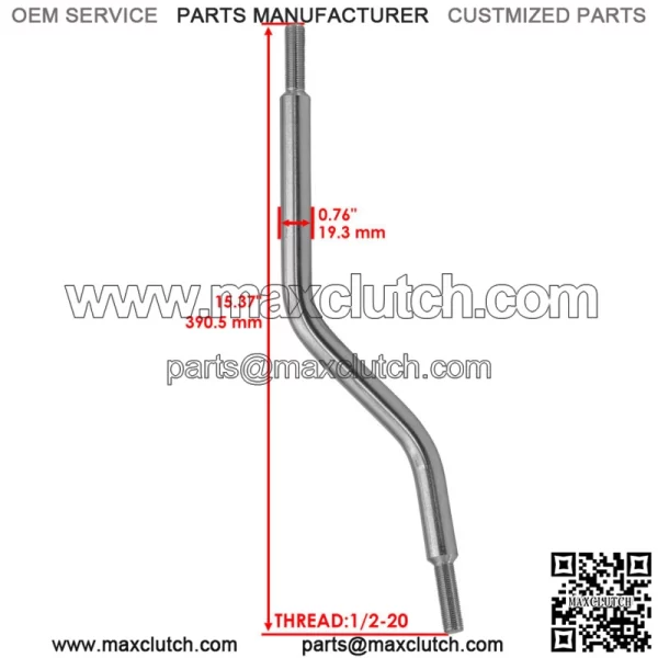 AM132389 Steering Tie Rod For John Deere GT242 GT262 GT275 LX172 LX173 LX176 - Image 2