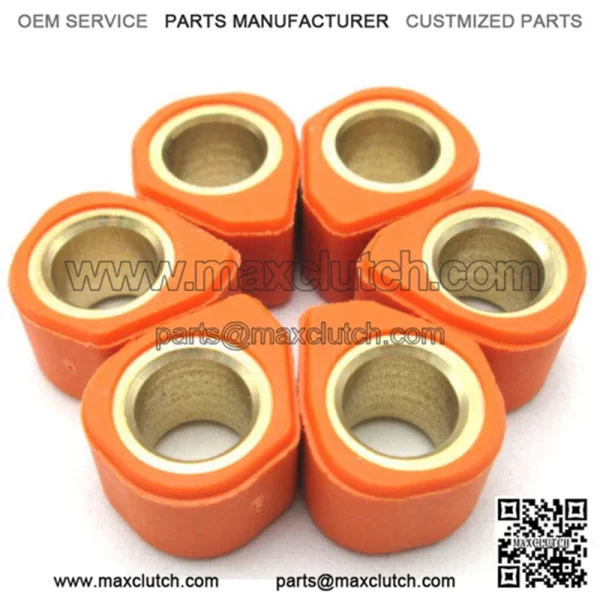 Peugeot Vivacity 50cc 2T [S1C0FA] 5g Grams Variator Rollers Slider type 16x13