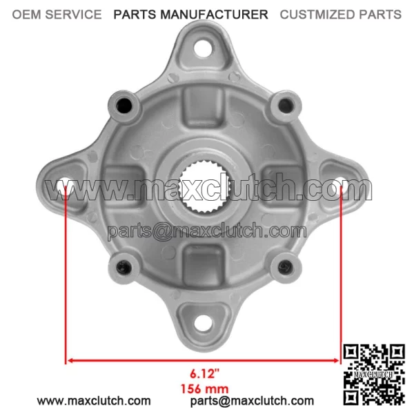 Rear Wheel Axle Hub W/ Bearing for Polaris Sportsman 800 4X4 6X6 EFI 2007-2015 For: Polaris Sportsman 800 - Image 2