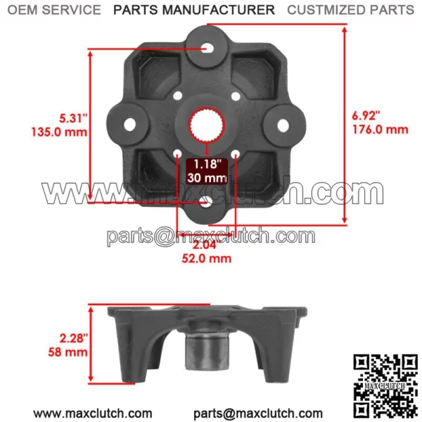 705502122 Wheel Hub For Can-Am Maverick X3 Max  2017-2018 Front Or Rear - Image 2