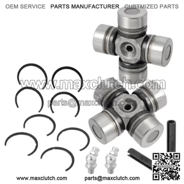 2x Front Rear driveshaft u-joint For Polaris RANGER 400 500 570 CREW EPS 4X4 6X6