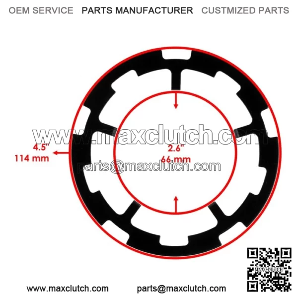 Front Differential 5 Prong Armature Plate for Sportsman 800 EFI HO 2008-2009 For: Polaris Sportsman 570 - Image 2