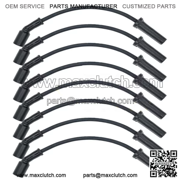 9748HH Spark Plug Wire Set for Chevy Silverado GMC Yukon Cadillac 4.8L 5.3L 6.0L (For: More than one vehicle)