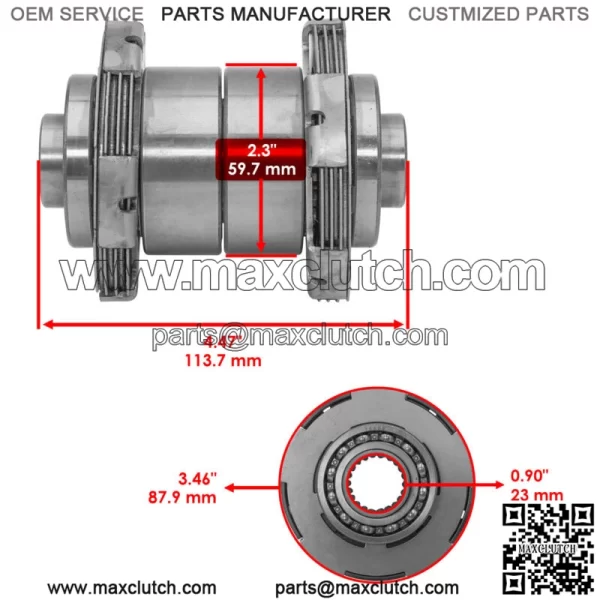 Front Differential Hub for Polaris Sportsman X2 700 EFI 2008 - Image 2