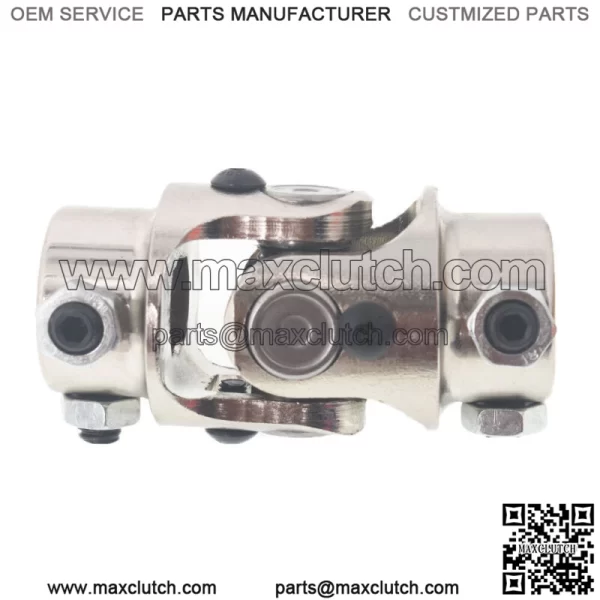 Single Universal Steering Shaft Chrome Steel Cardan Joint 3/4" DD X 3/4" DD 2pcs - Image 2
