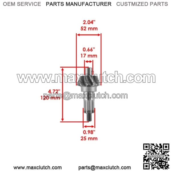 Differential Gear for Yamaha 5UG-Y4612-00-00 (for: 2006 Yamaha Rhino 660) - Image 2
