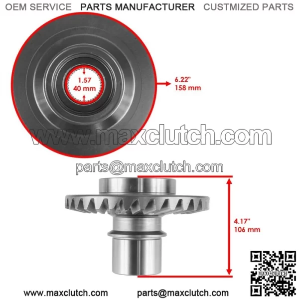 Differential Gear for Yamaha 5UG-Y4612-00-00 (for: 2006 Yamaha Rhino 660) - Image 3