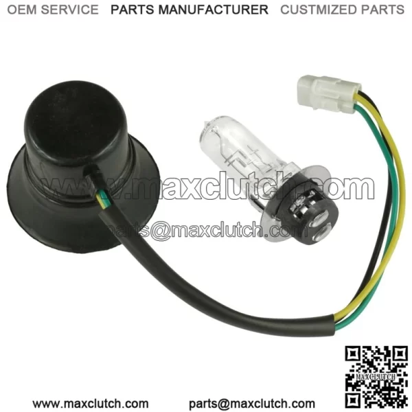 Headlight Socket and Bulb for Yamaha RHINO 660 YXR660F 4X4 2006 - Image 4
