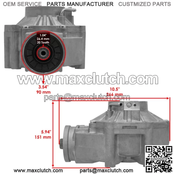 Rear Differential for Can Am Renegade T3 1000 650 570 1000R 2018 - Image 2