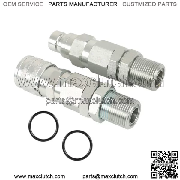 For John Deere 35G 50C 260 325 CT332 Hyd.Quick-Connect Coupler KV13884 AT312877 - Image 2